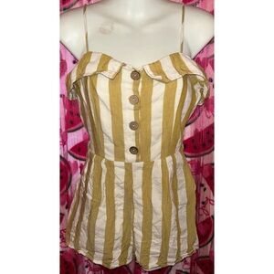 🤍 Altard State Striped Romper